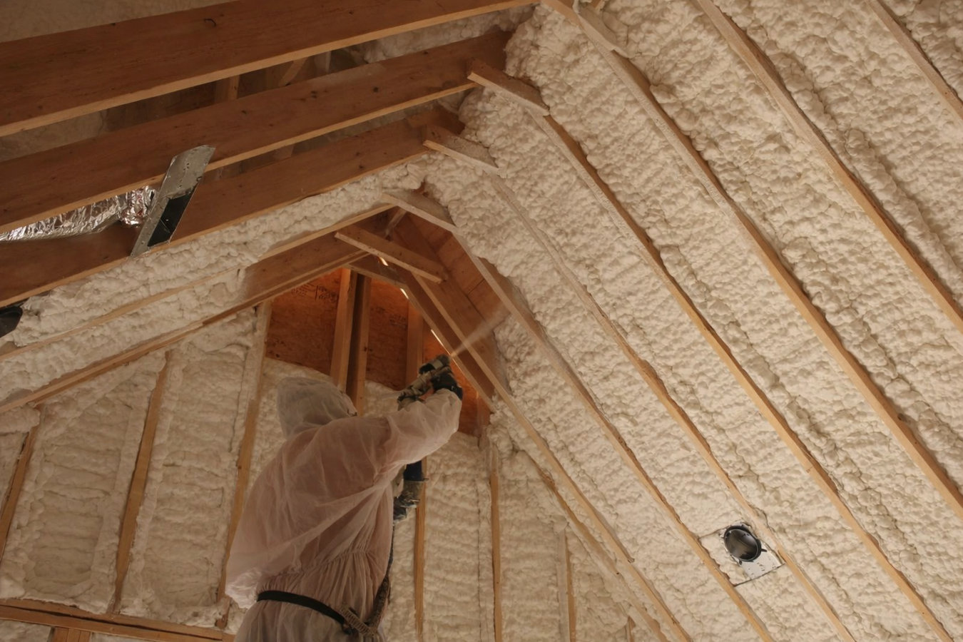 Open-cell foam insulation
